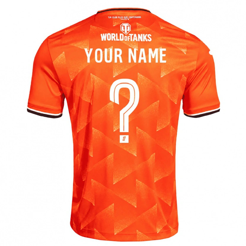 Danxen Damen Ihren Namen #0 Orange Weiß Schwarz Heimtrikot Trikot 2026/27 T-Shirt