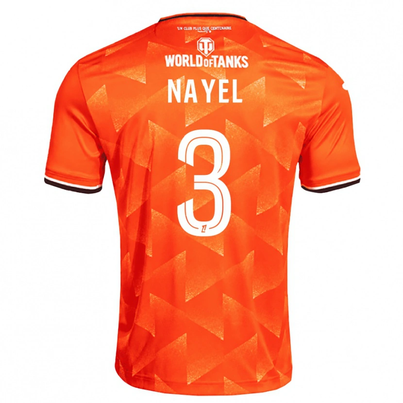 Danxen Damen Lucas Nayel #3 Orange Weiß Schwarz Heimtrikot Trikot 2026/27 T-Shirt