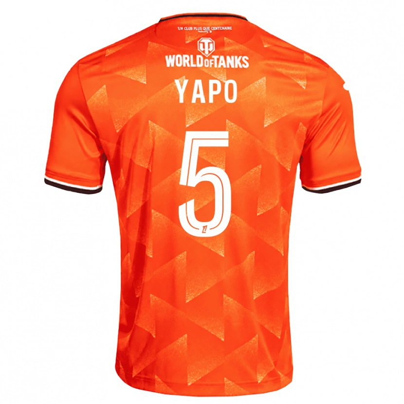 Danxen Damen Ezekiel Yapo #5 Orange Weiß Schwarz Heimtrikot Trikot 2026/27 T-Shirt