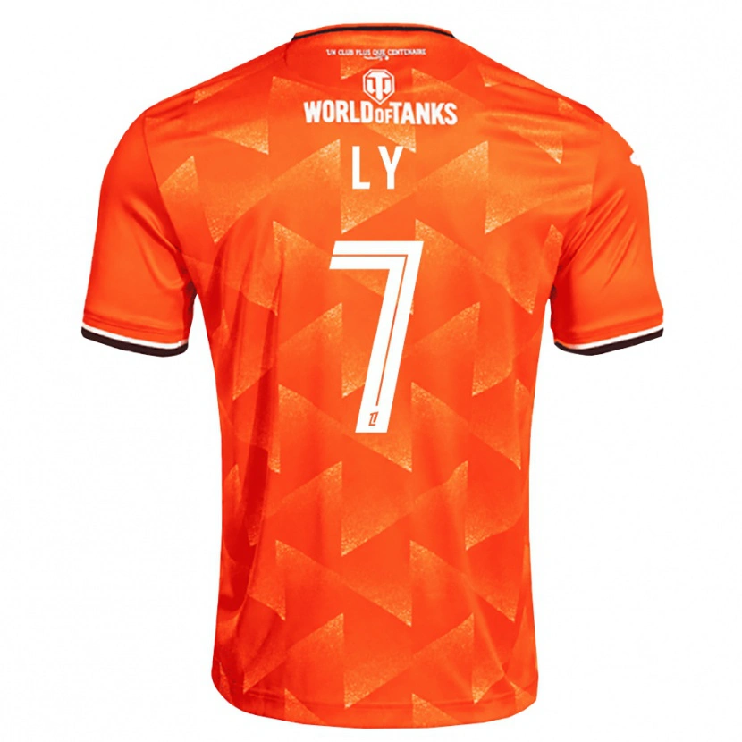 Danxen Damen Mactar Ly #7 Orange Weiß Schwarz Heimtrikot Trikot 2026/27 T-Shirt