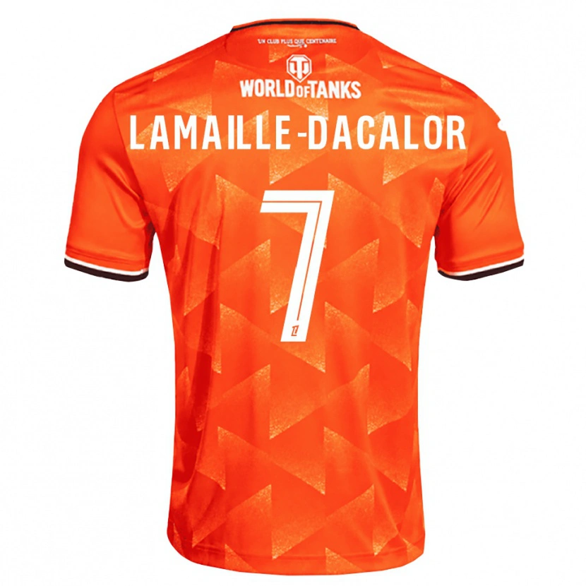 Danxen Damen Olan Lamaille-Dacalor #7 Orange Weiß Schwarz Heimtrikot Trikot 2026/27 T-Shirt