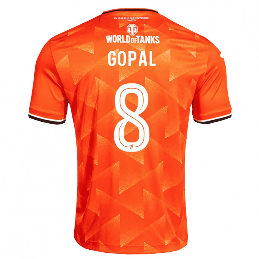 Danxen Damen Julie Gopal #8 Orange Weiß Schwarz Heimtrikot Trikot 2026/27 T-Shirt