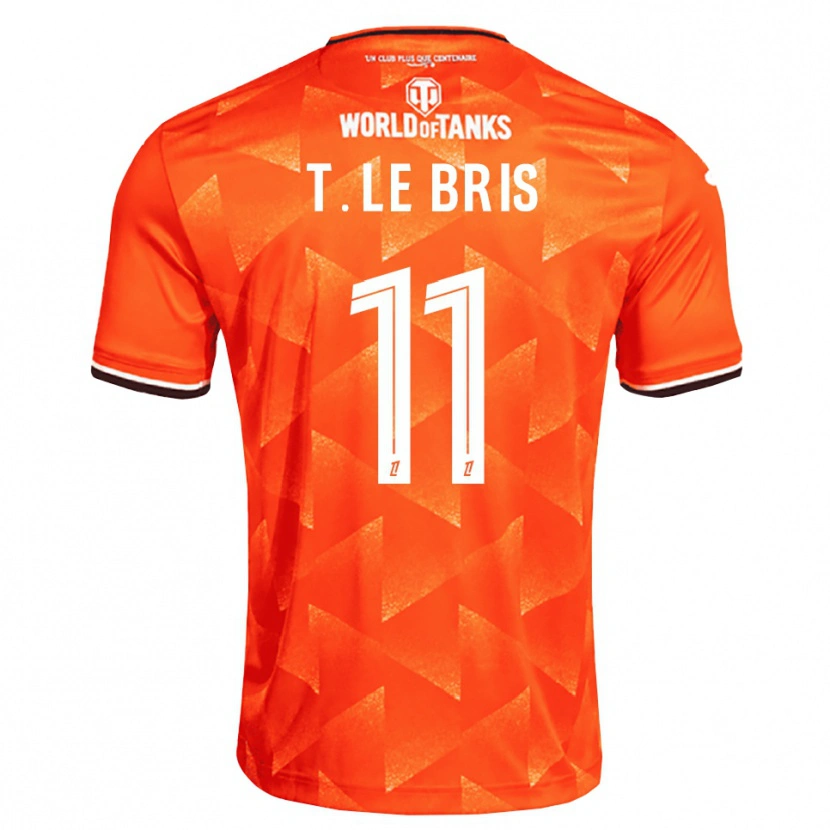 Danxen Damen Théo Le Bris #11 Orange Weiß Schwarz Heimtrikot Trikot 2026/27 T-Shirt