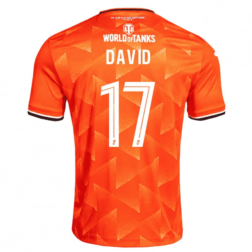 Danxen Damen Dune David #17 Orange Weiß Schwarz Heimtrikot Trikot 2026/27 T-Shirt