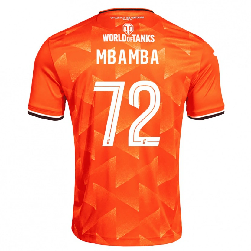 Danxen Damen Noah Mbamba #72 Orange Weiß Schwarz Heimtrikot Trikot 2026/27 T-Shirt