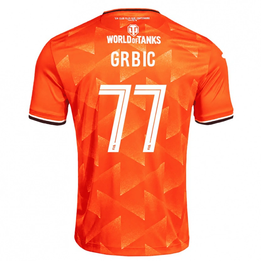 Danxen Damen Adrian Grbic #77 Orange Weiß Schwarz Heimtrikot Trikot 2026/27 T-Shirt