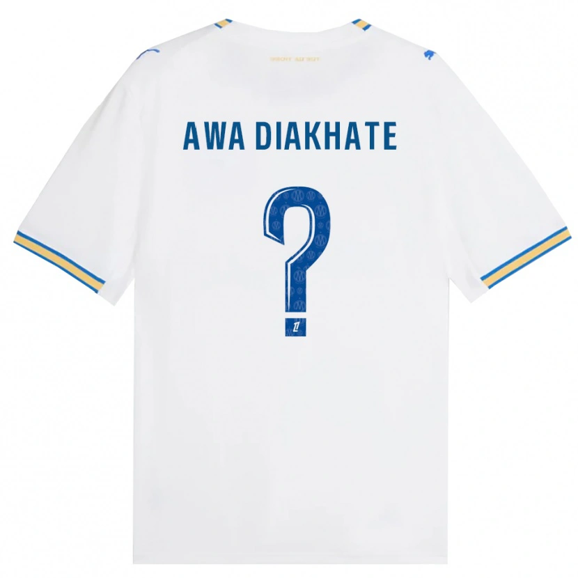 Danxen Damen Ndeye Awa Diakhate #0 Dodgerblau Weiß Heimtrikot Trikot 2026/27 T-Shirt