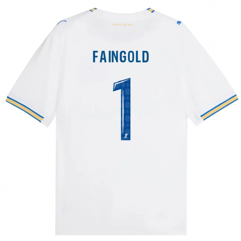 Danxen Damen Abbie Faingold #1 Dodgerblau Weiß Heimtrikot Trikot 2026/27 T-Shirt