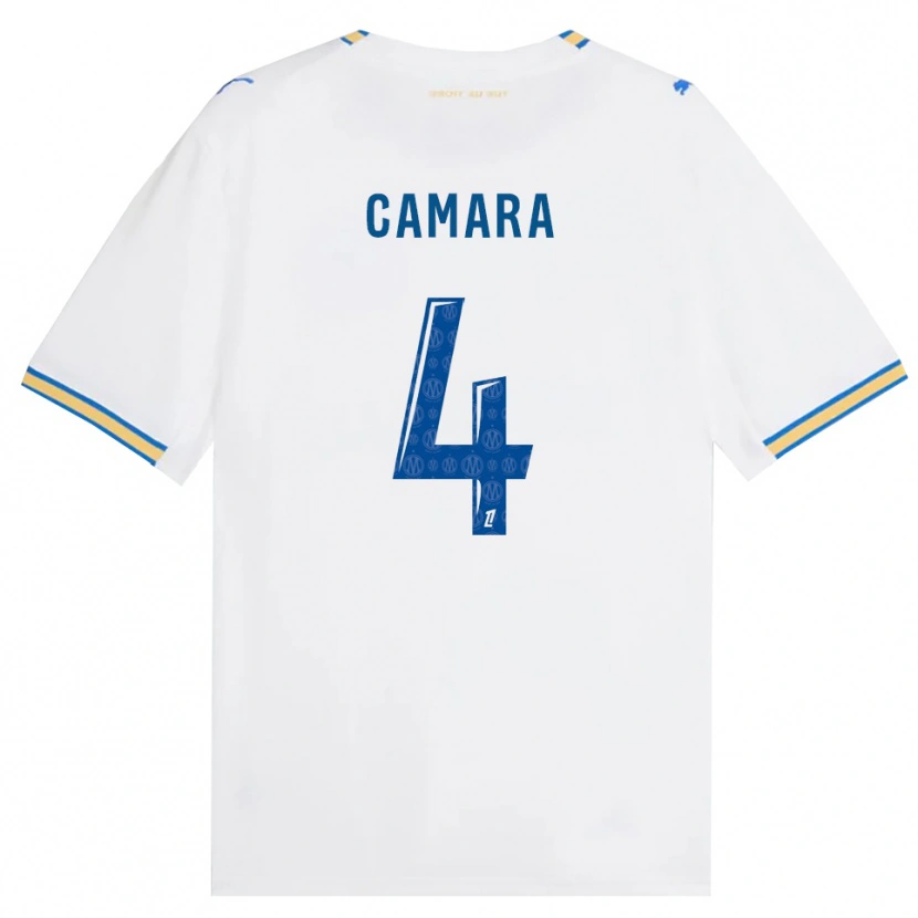 Danxen Damen Fodé Camara #4 Dodgerblau Weiß Heimtrikot Trikot 2026/27 T-Shirt