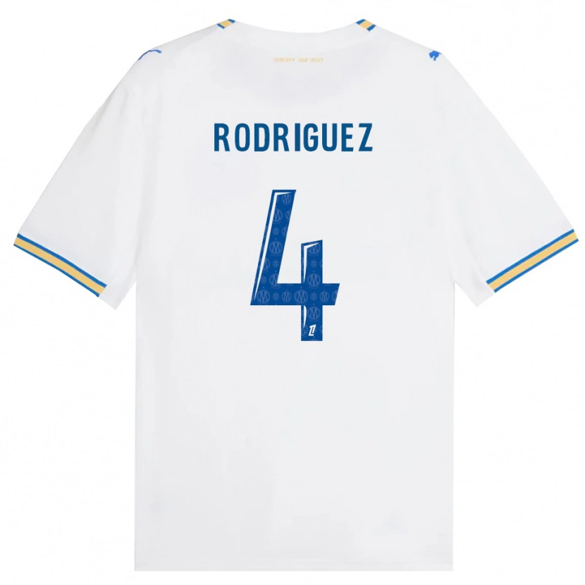 Danxen Damen Ruben Rodriguez #4 Dodgerblau Weiß Heimtrikot Trikot 2026/27 T-Shirt