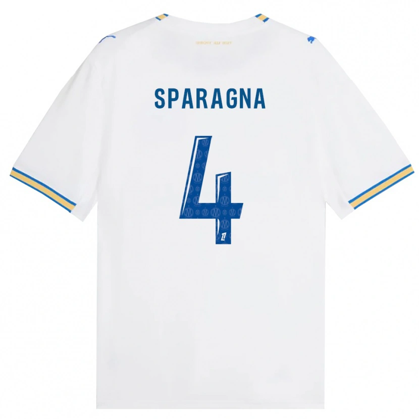 Danxen Damen Stéphane Sparagna #4 Dodgerblau Weiß Heimtrikot Trikot 2026/27 T-Shirt