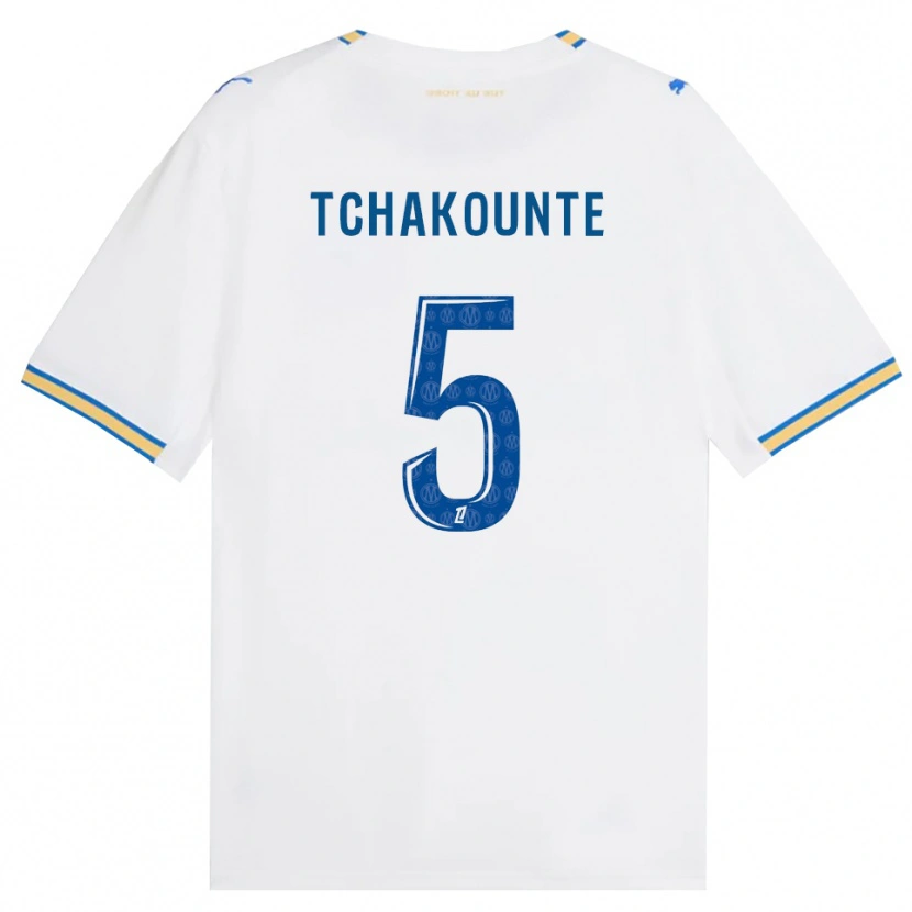 Danxen Damen Annaëlle Tchakounté #5 Dodgerblau Weiß Heimtrikot Trikot 2026/27 T-Shirt