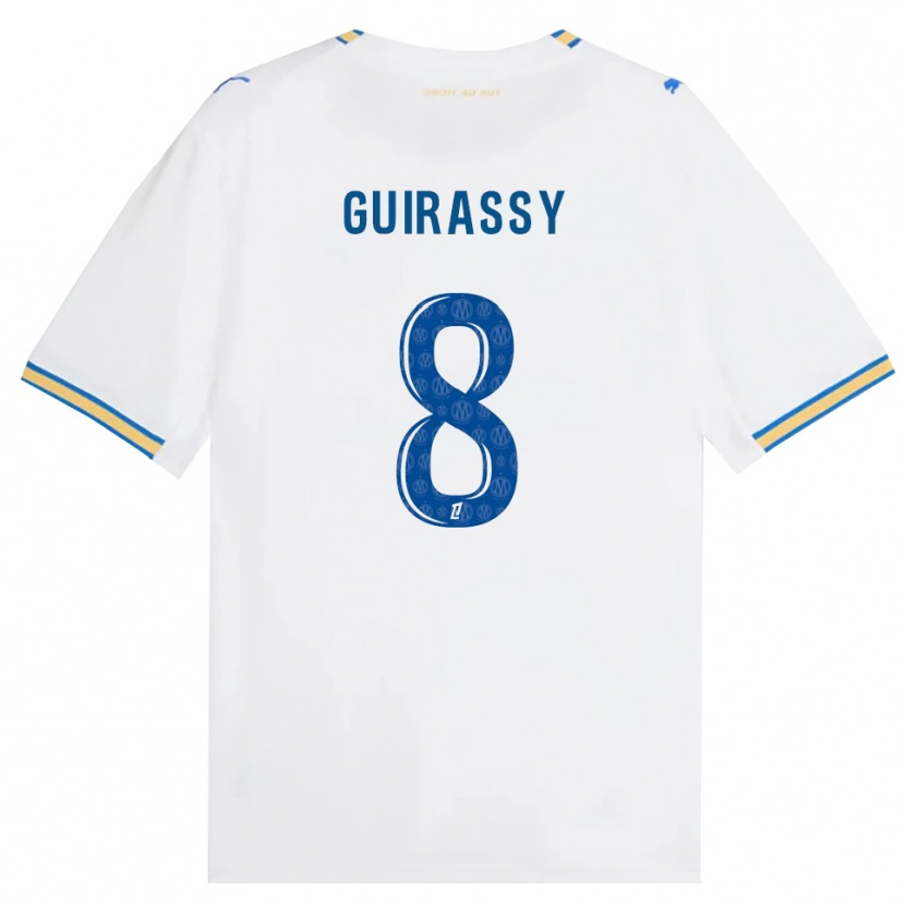 Danxen Damen Moctar Guirassy #8 Dodgerblau Weiß Heimtrikot Trikot 2026/27 T-Shirt