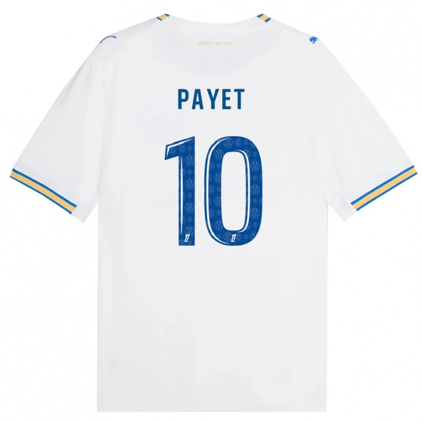 Danxen Damen Dimitri Payet #10 Dodgerblau Weiß Heimtrikot Trikot 2026/27 T-Shirt