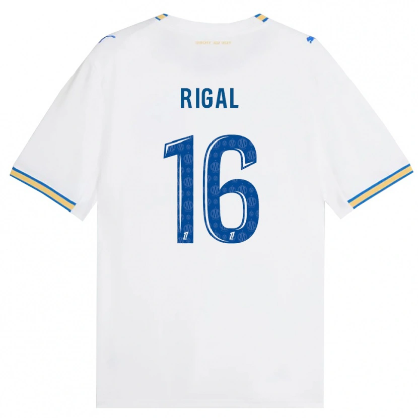 Danxen Damen Pablo Rigal #16 Dodgerblau Weiß Heimtrikot Trikot 2026/27 T-Shirt