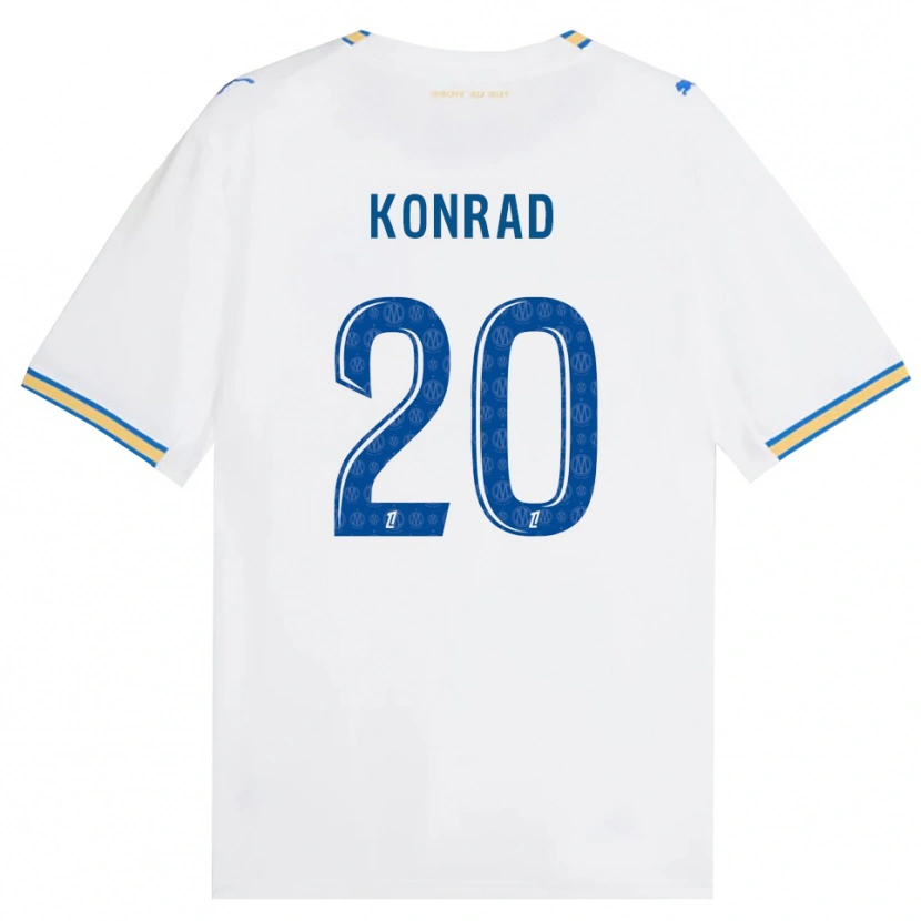 Danxen Damen Konrad De La Fuente #20 Dodgerblau Weiß Heimtrikot Trikot 2026/27 T-Shirt