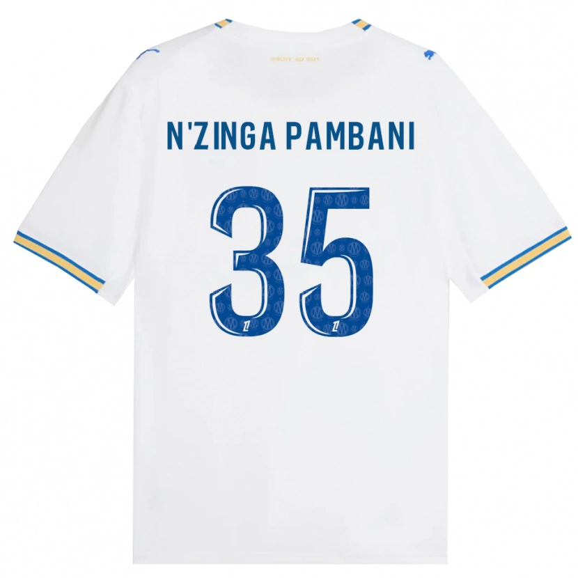 Danxen Damen Pladi N'zinga Pambani #35 Dodgerblau Weiß Heimtrikot Trikot 2026/27 T-Shirt