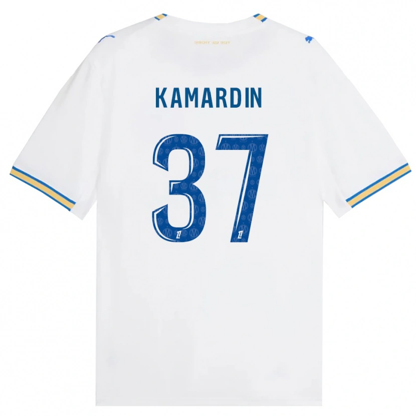 Danxen Damen Aaron Kamardin #37 Dodgerblau Weiß Heimtrikot Trikot 2026/27 T-Shirt