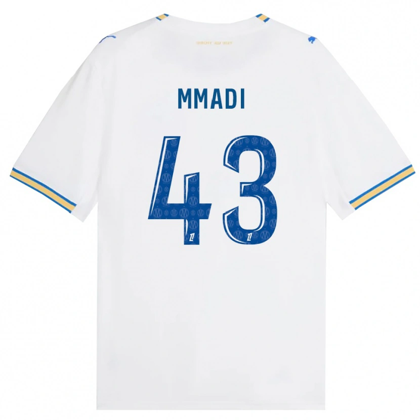 Danxen Damen Tadjidine Mmadi #43 Dodgerblau Weiß Heimtrikot Trikot 2026/27 T-Shirt
