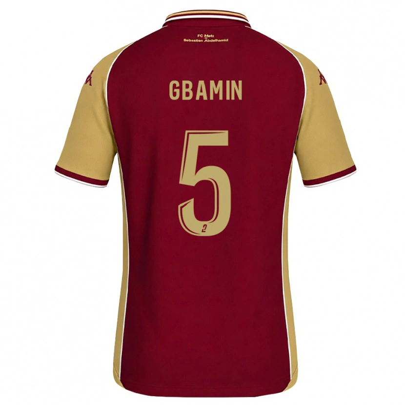 Danxen Damen Jean-Philippe Gbamin #5 Goldrute Dunkelrot Heimtrikot Trikot 2026/27 T-Shirt