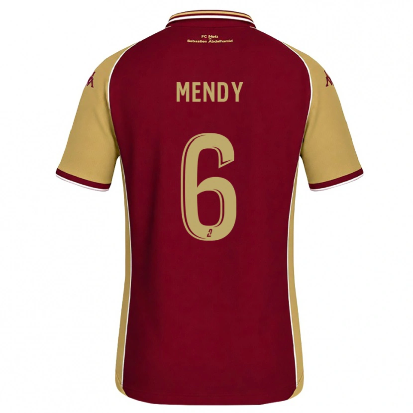 Danxen Damen Nampalys Mendy #6 Goldrute Dunkelrot Heimtrikot Trikot 2026/27 T-Shirt
