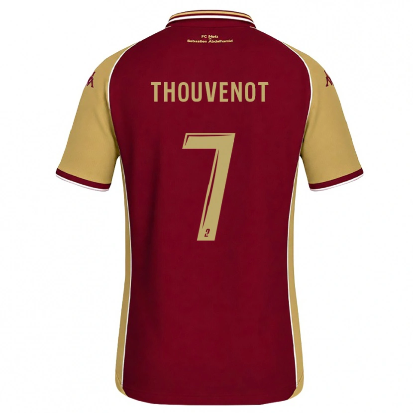 Danxen Damen Jules Thouvenot #7 Goldrute Dunkelrot Heimtrikot Trikot 2026/27 T-Shirt