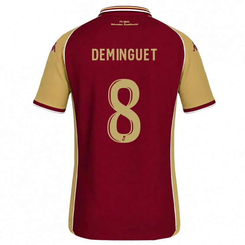 Danxen Damen Jessy Deminguet #8 Goldrute Dunkelrot Heimtrikot Trikot 2026/27 T-Shirt