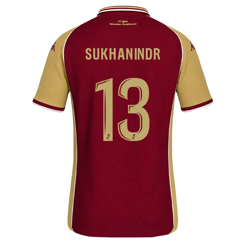 Danxen Damen Suparith Sukhanindr #13 Goldrute Dunkelrot Heimtrikot Trikot 2026/27 T-Shirt