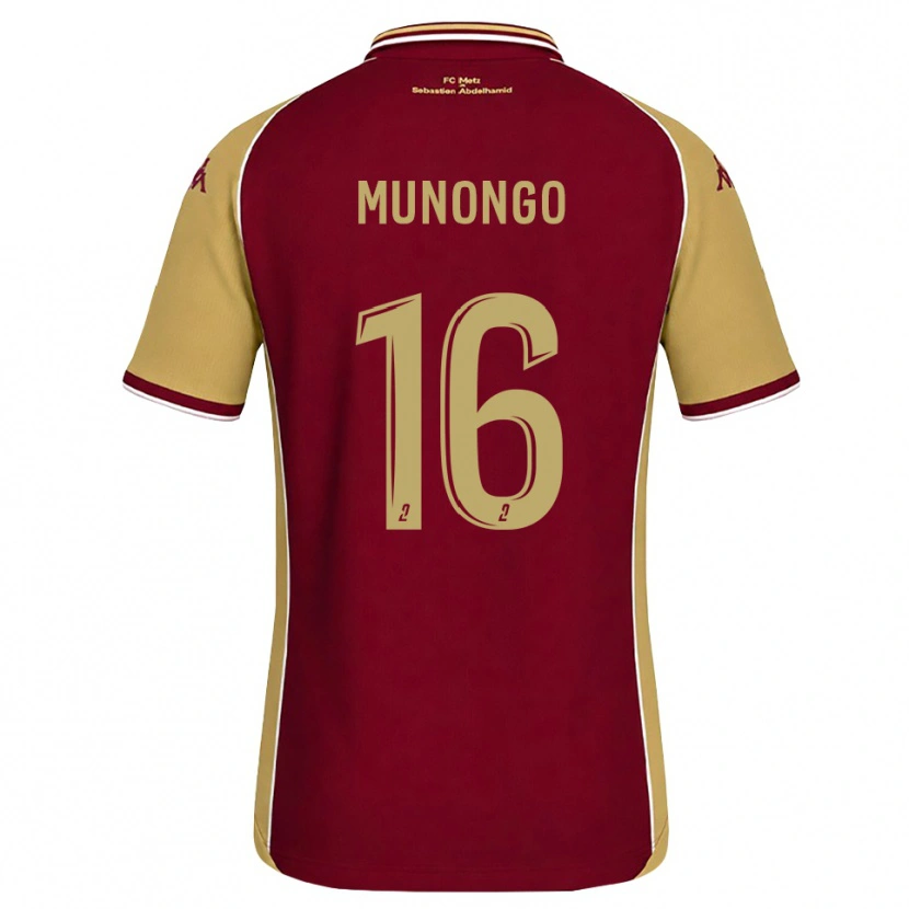 Danxen Damen Goodness Munongo #16 Goldrute Dunkelrot Heimtrikot Trikot 2026/27 T-Shirt