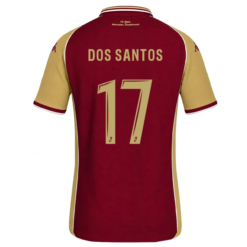 Danxen Damen Tahirys Dos Santos #17 Goldrute Dunkelrot Heimtrikot Trikot 2026/27 T-Shirt