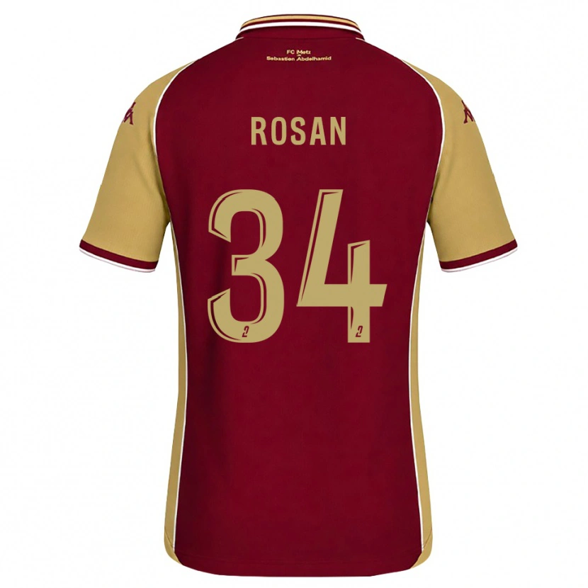 Danxen Damen Kaylia Rosan #34 Goldrute Dunkelrot Heimtrikot Trikot 2026/27 T-Shirt
