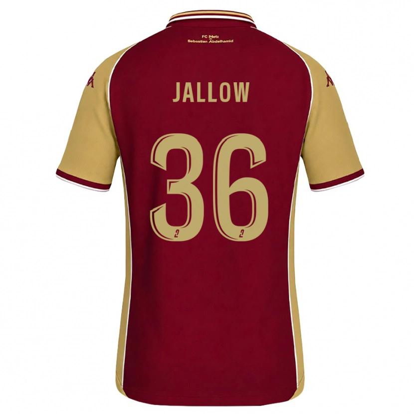 Danxen Damen Ablie Jallow #36 Goldrute Dunkelrot Heimtrikot Trikot 2026/27 T-Shirt