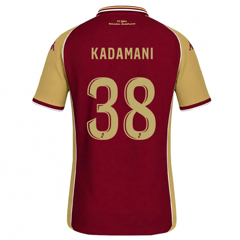 Danxen Damen Hamza Kadamani #38 Goldrute Dunkelrot Heimtrikot Trikot 2026/27 T-Shirt
