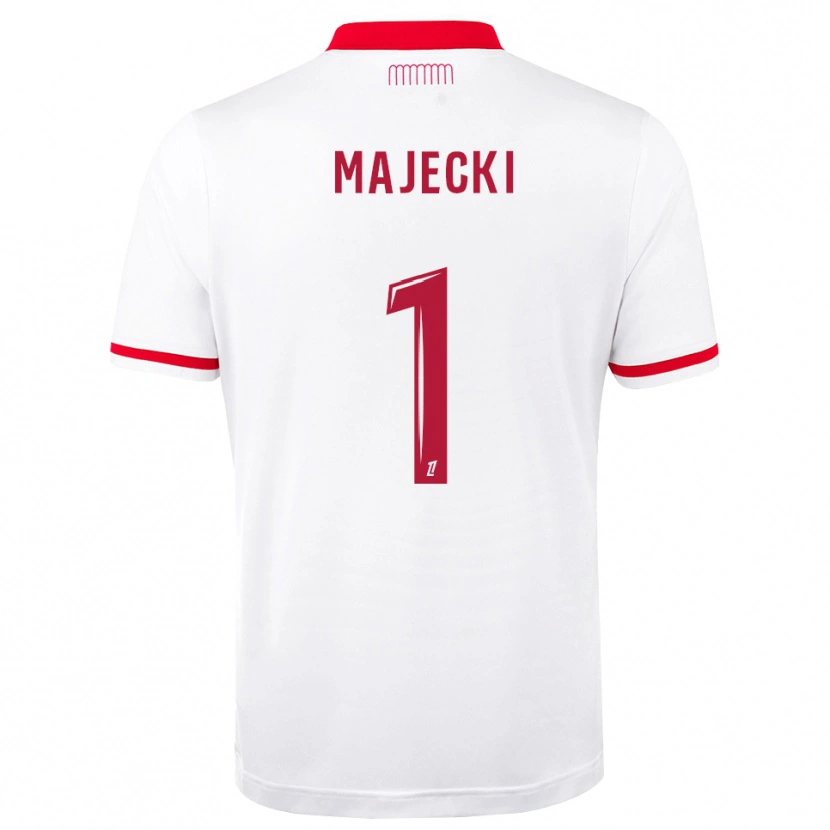 Danxen Damen Radoslaw Majecki #1 Rot Weiß Heimtrikot Trikot 2026/27 T-Shirt