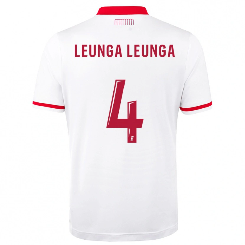 Danxen Damen Daryl Leunga Leunga #4 Rot Weiß Heimtrikot Trikot 2026/27 T-Shirt