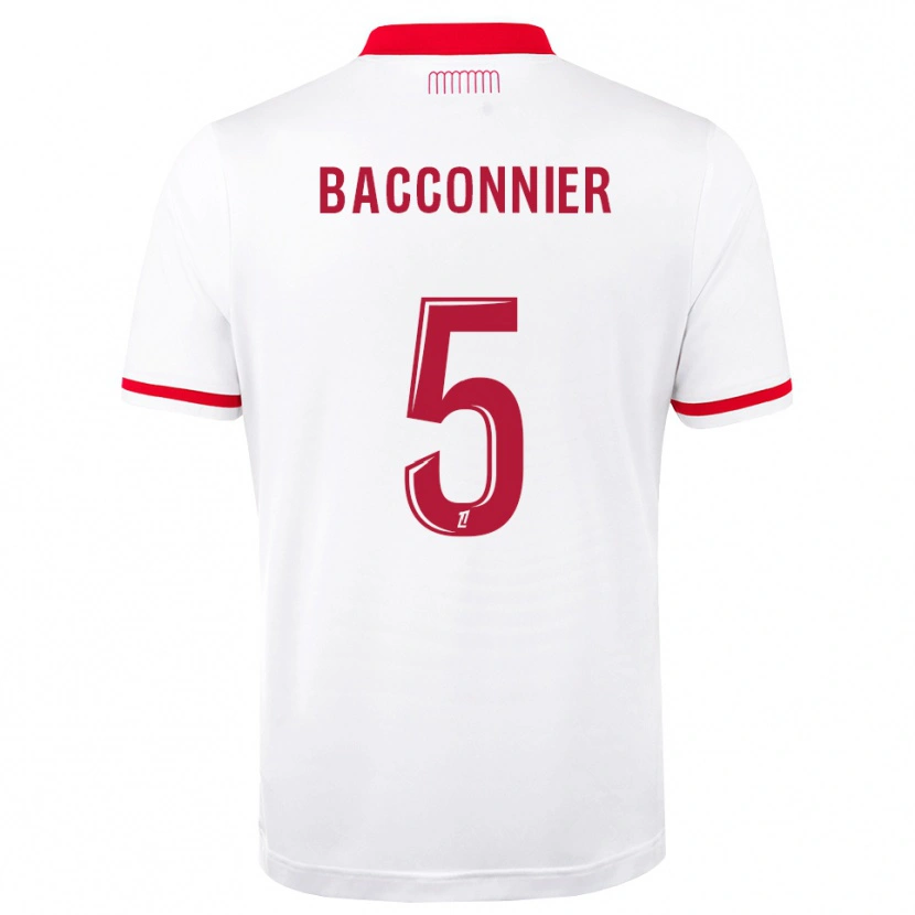 Danxen Damen Kévin Bacconnier #5 Rot Weiß Heimtrikot Trikot 2026/27 T-Shirt