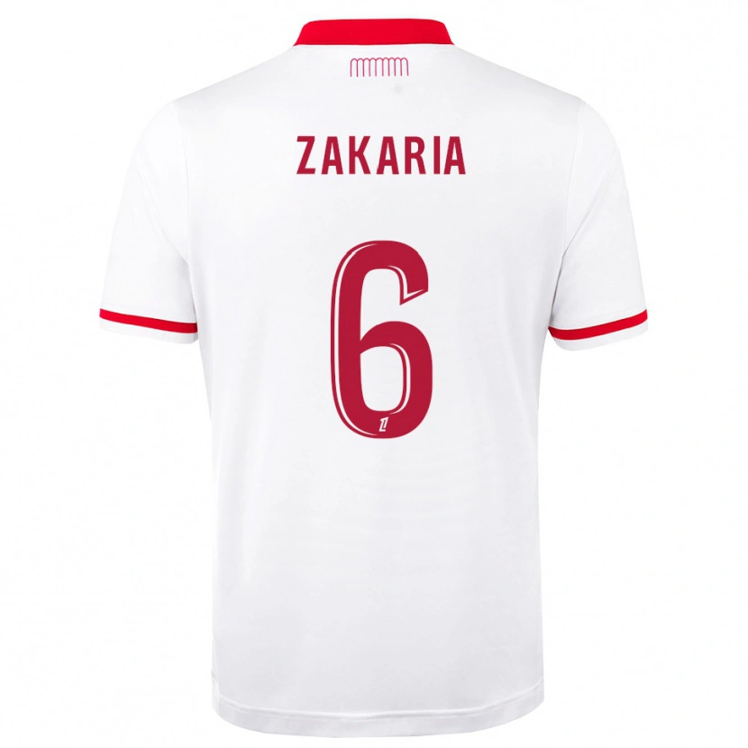 Danxen Damen Denis Zakaria #6 Rot Weiß Heimtrikot Trikot 2026/27 T-Shirt