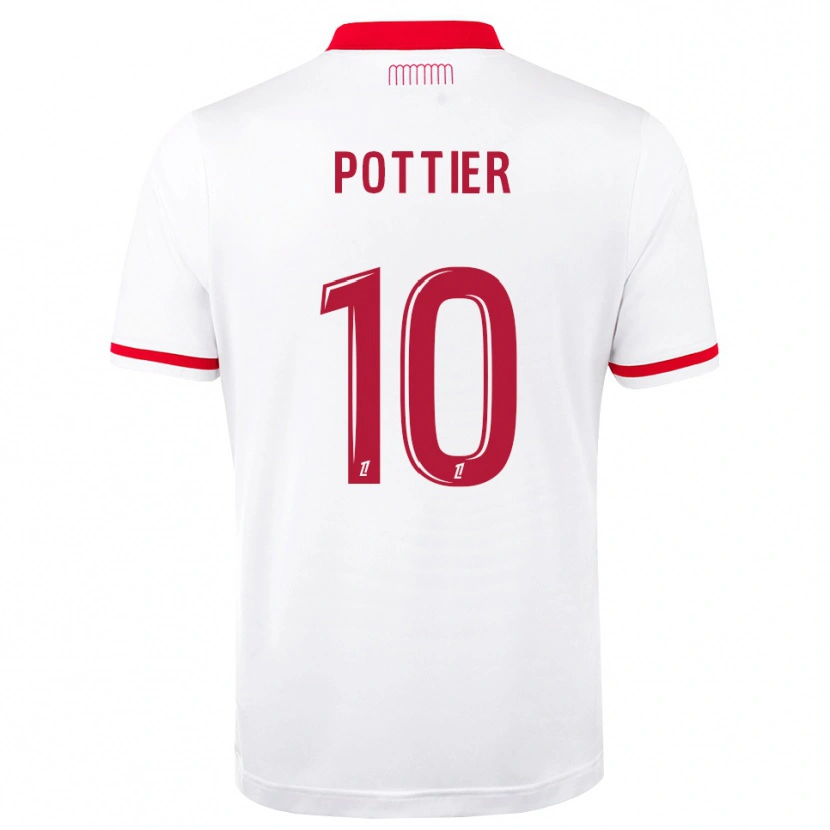 Danxen Damen Morgan Pottier #10 Rot Weiß Heimtrikot Trikot 2026/27 T-Shirt