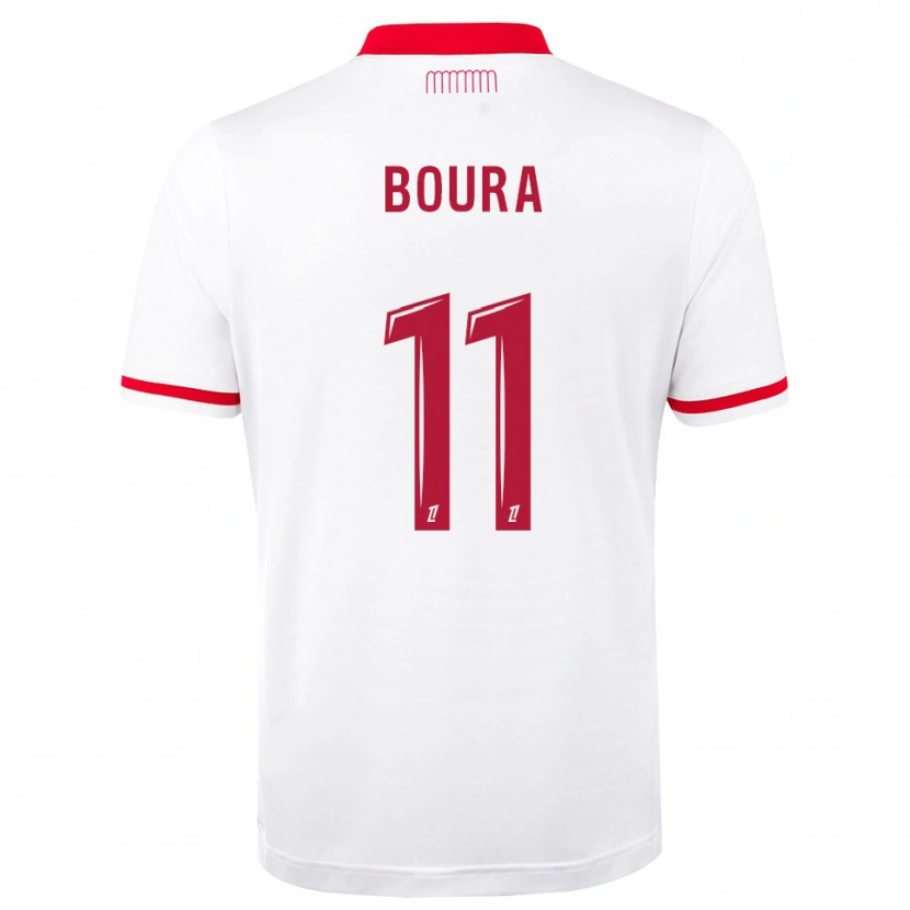 Danxen Damen Amal Boura #11 Rot Weiß Heimtrikot Trikot 2026/27 T-Shirt