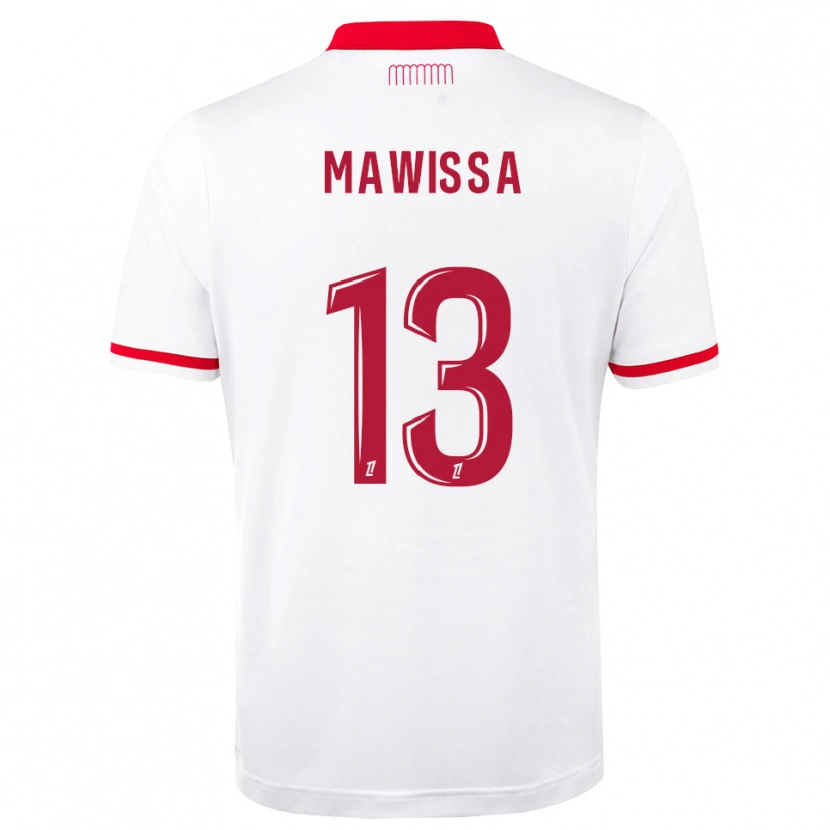 Danxen Damen Christian Mawissa #13 Rot Weiß Heimtrikot Trikot 2026/27 T-Shirt