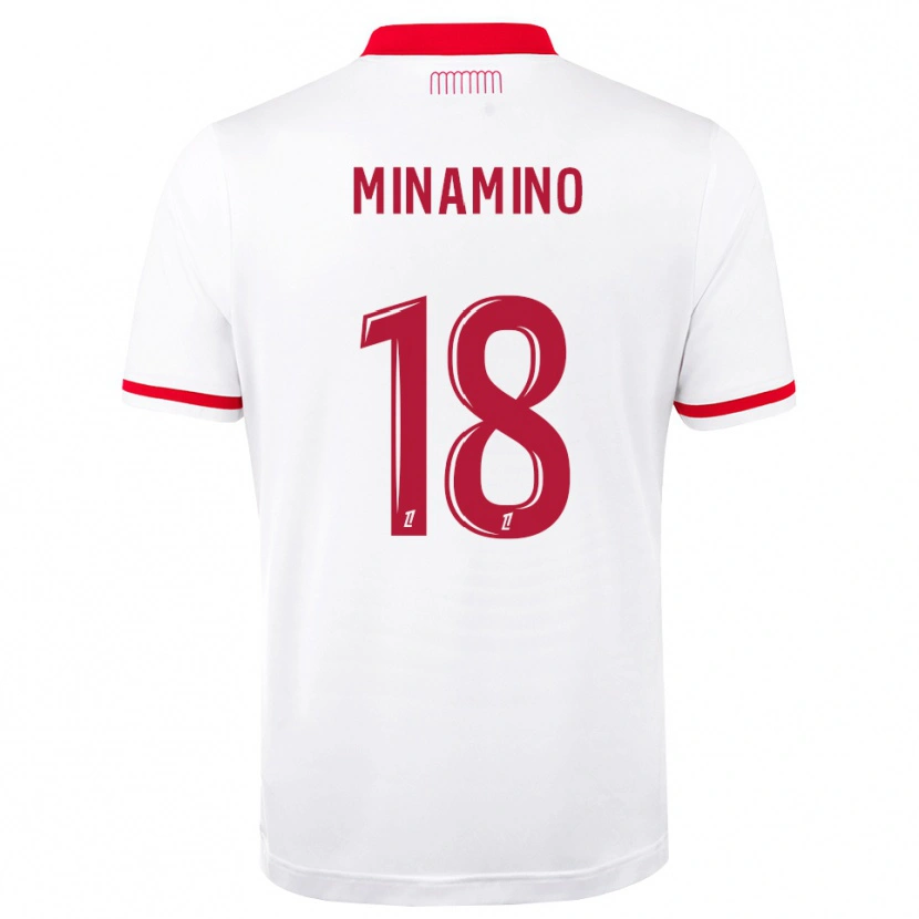 Danxen Damen Takumi Minamino #18 Rot Weiß Heimtrikot Trikot 2026/27 T-Shirt