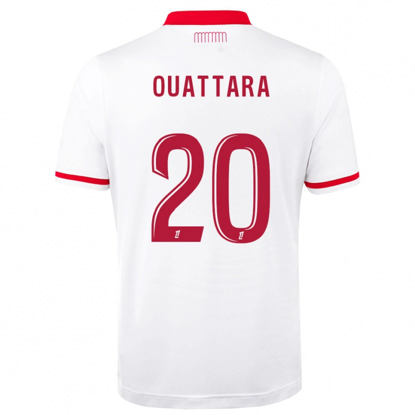 Danxen Damen Kassoum Ouattara #20 Rot Weiß Heimtrikot Trikot 2026/27 T-Shirt