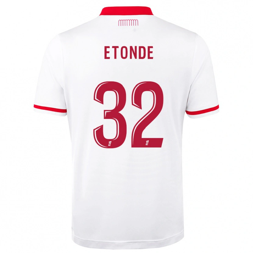 Danxen Damen Romaric Etonde #32 Rot Weiß Heimtrikot Trikot 2026/27 T-Shirt