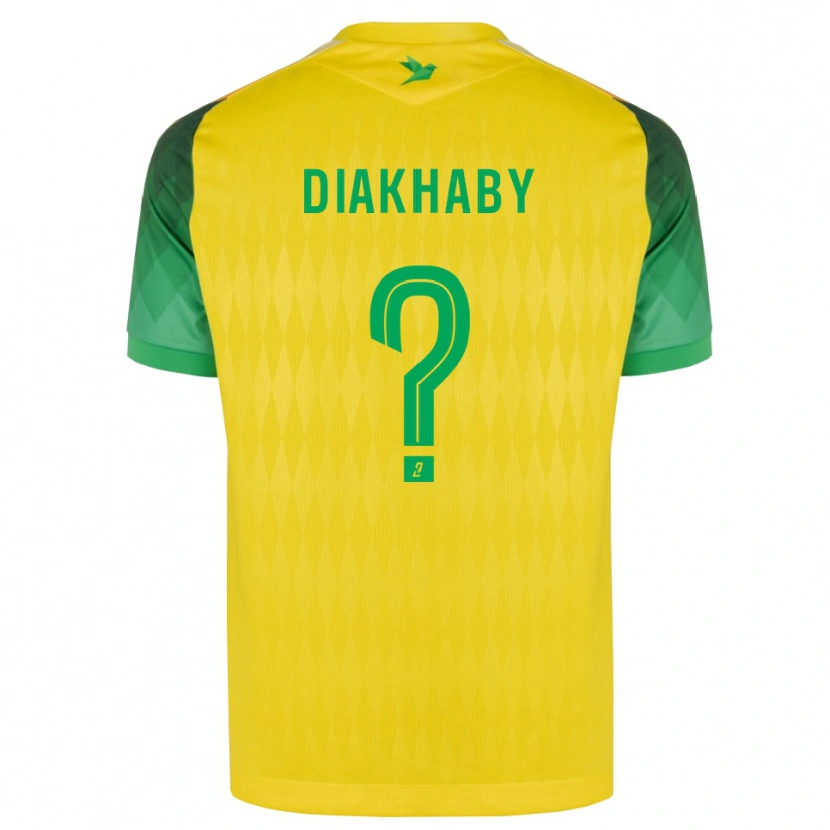 Danxen Damen Lamine Diakhaby #0 Gelb Grün Rot Heimtrikot Trikot 2026/27 T-Shirt