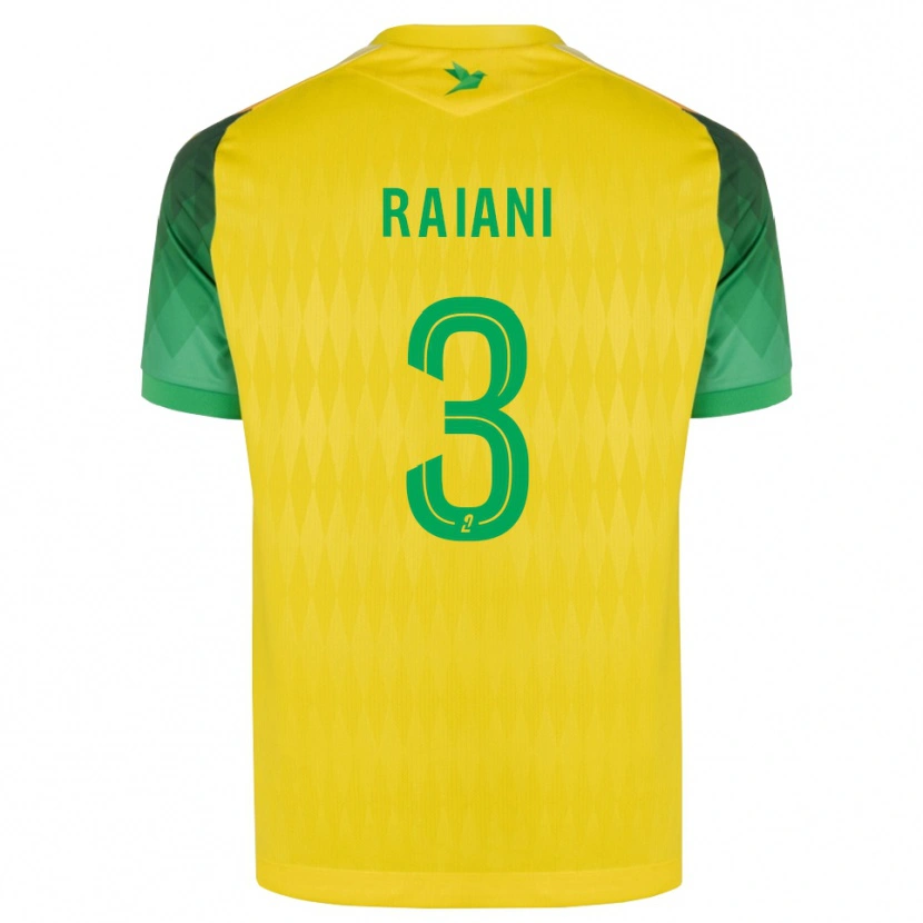 Danxen Damen Tom Raiani #3 Gelb Grün Rot Heimtrikot Trikot 2026/27 T-Shirt