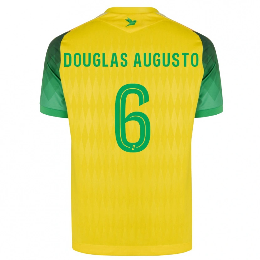 Danxen Damen Douglas Augusto #6 Gelb Grün Rot Heimtrikot Trikot 2026/27 T-Shirt