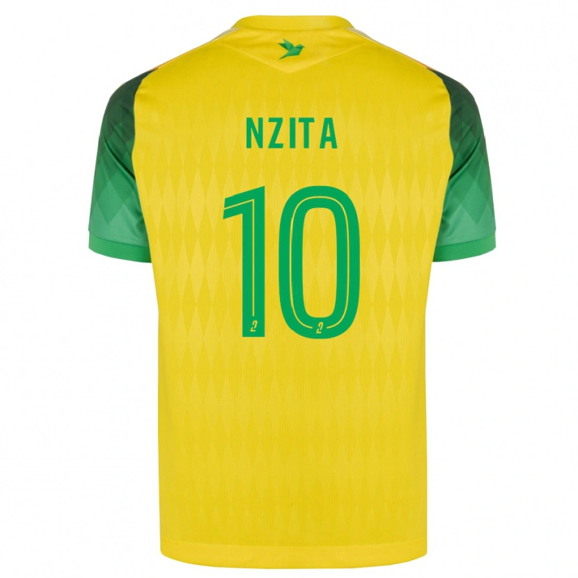 Danxen Damen Brayan Nzita #10 Gelb Grün Rot Heimtrikot Trikot 2026/27 T-Shirt