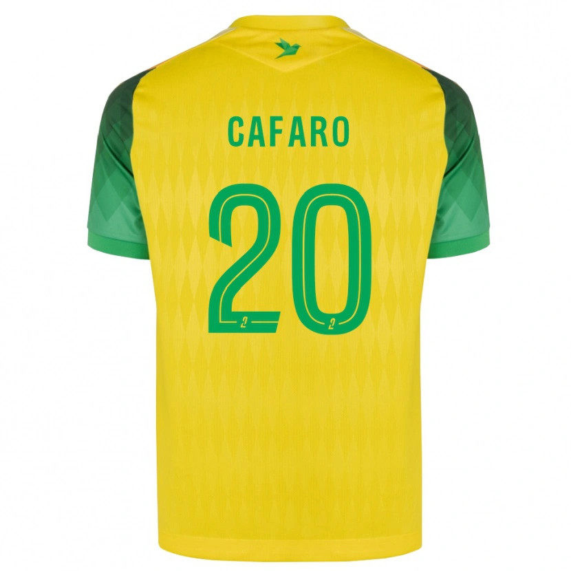 Danxen Damen Mathieu Cafaro #20 Gelb Grün Rot Heimtrikot Trikot 2026/27 T-Shirt