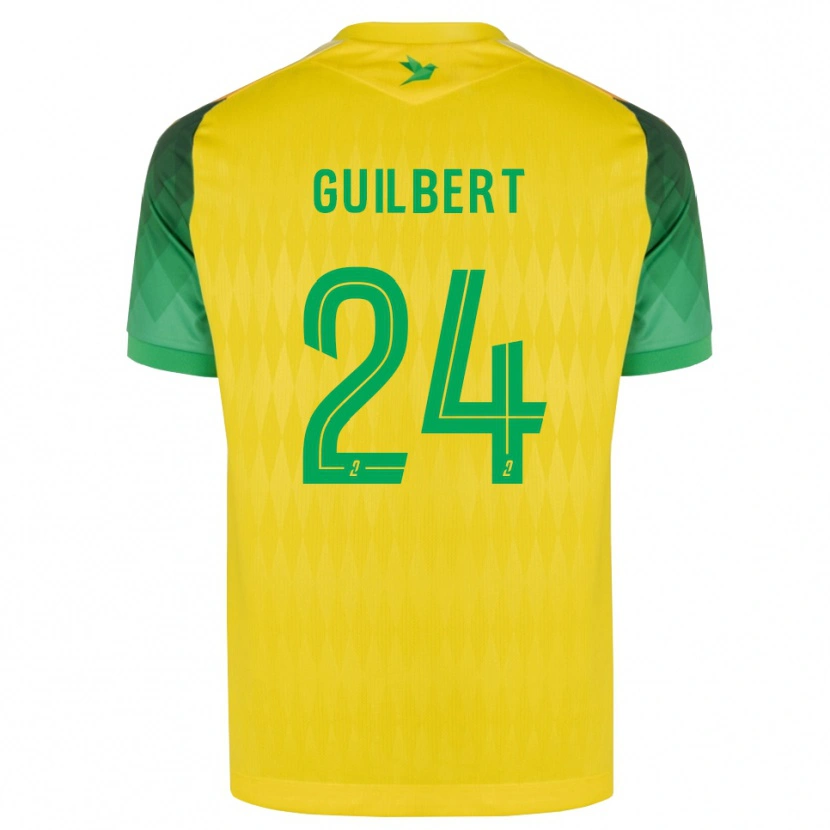 Danxen Damen Frédéric Guilbert #24 Gelb Grün Rot Heimtrikot Trikot 2026/27 T-Shirt