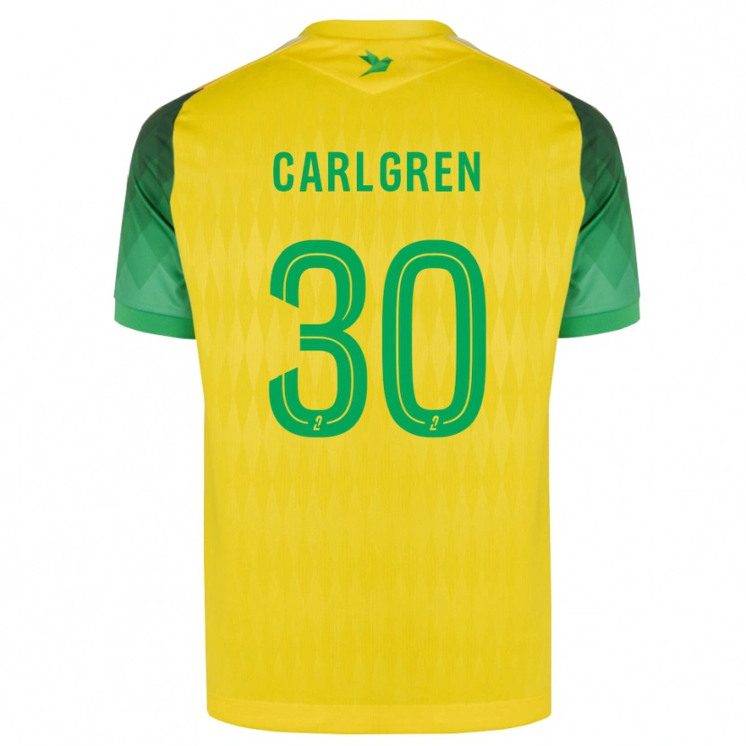 Danxen Damen Patrik Carlgren #30 Gelb Grün Rot Heimtrikot Trikot 2026/27 T-Shirt